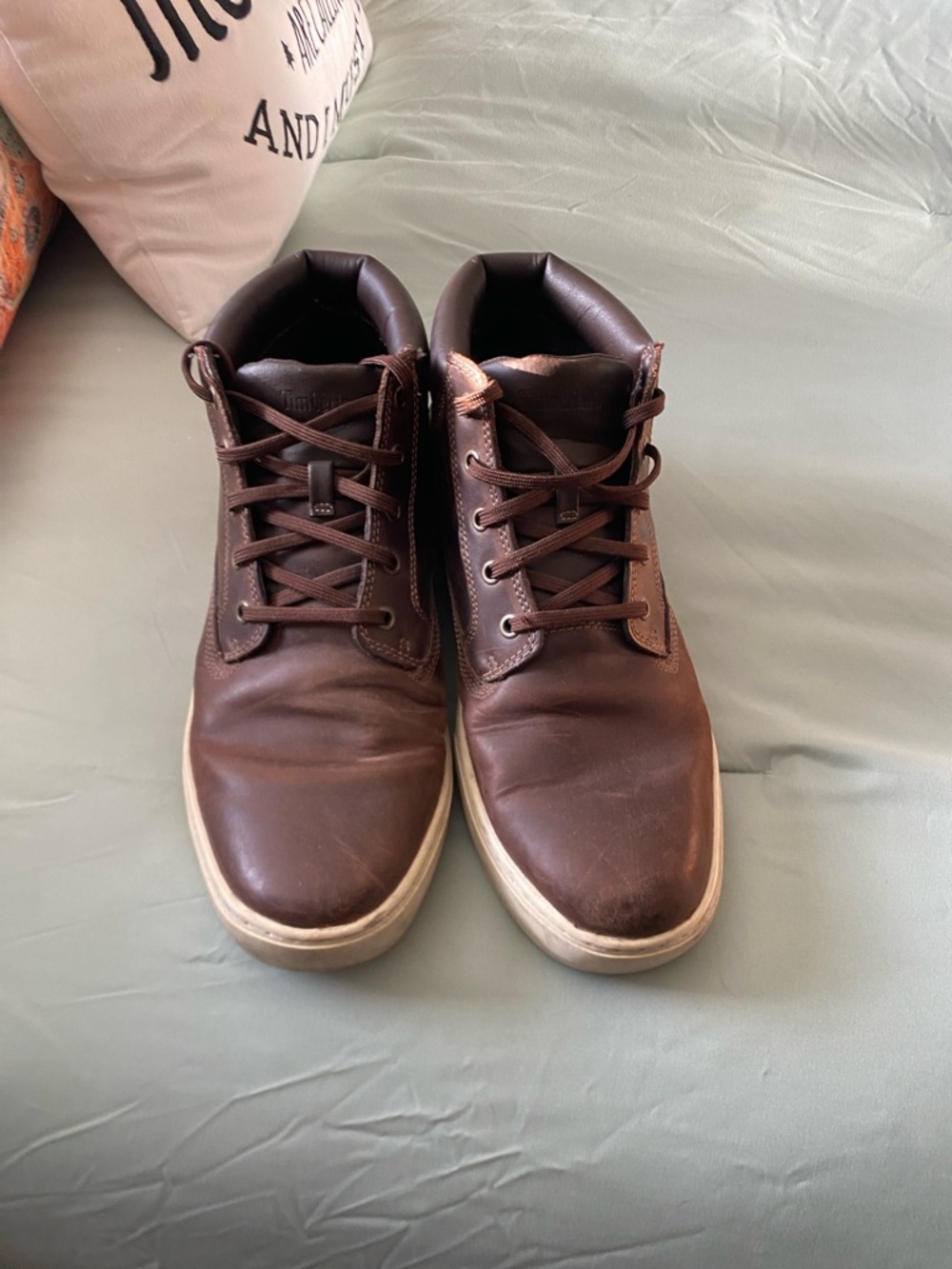 Timberland Men's Dark Brown Leather Chukka Boots